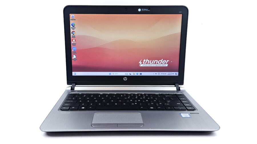 13.3 inch HP ProBook 430 G3 laptop - i5 6th Gen, 8GB RAM, 128GB SSD