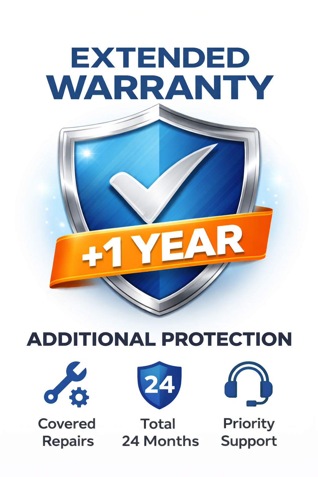 Extended Warranty – Additional 1 Year Protection
